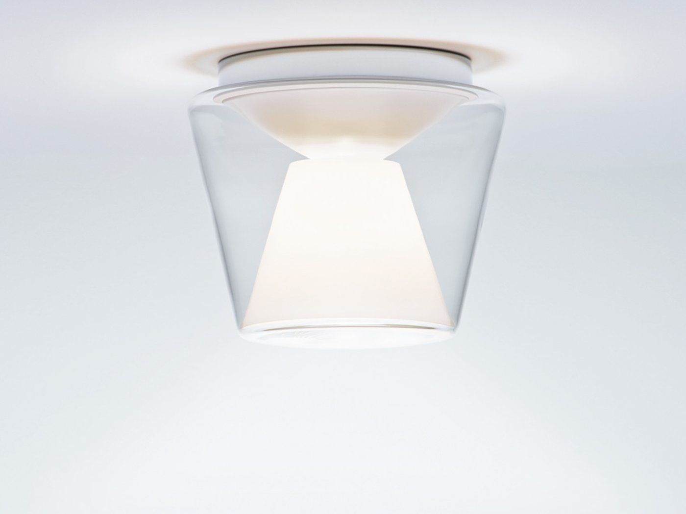 Annex plafondlamp. Helder/Opaal