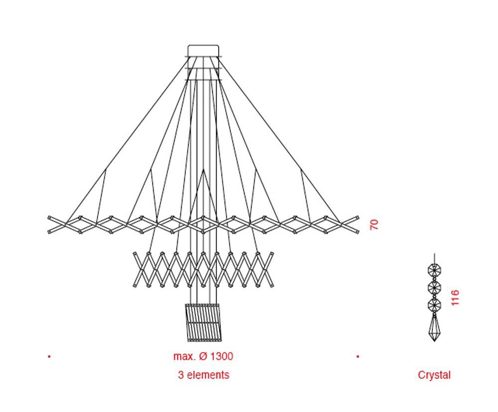 Zoom 3 hanglamp