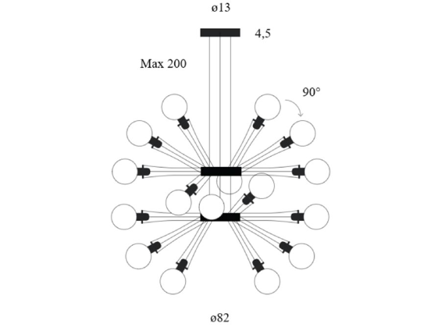 Matrix Doppia hanglamp