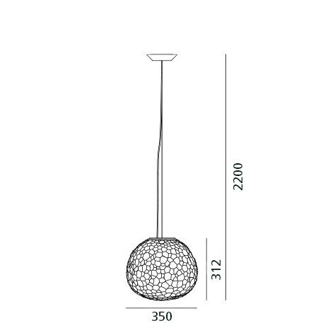 Meteorite hanglamp