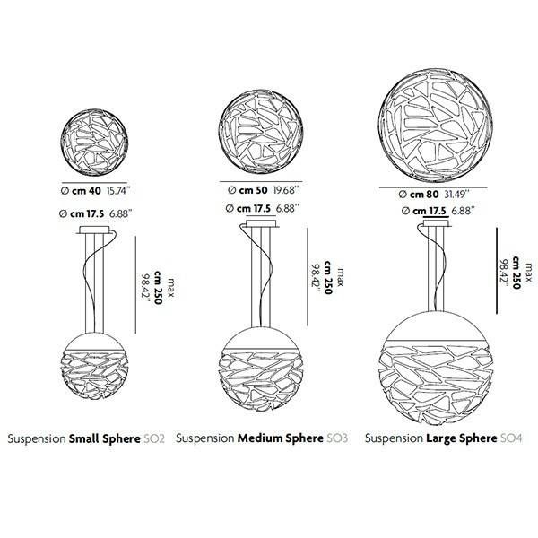 Kelly Sphere 40 hanglamp