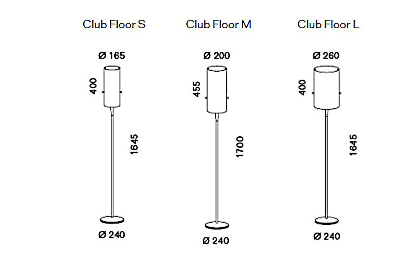 Club vloerlamp