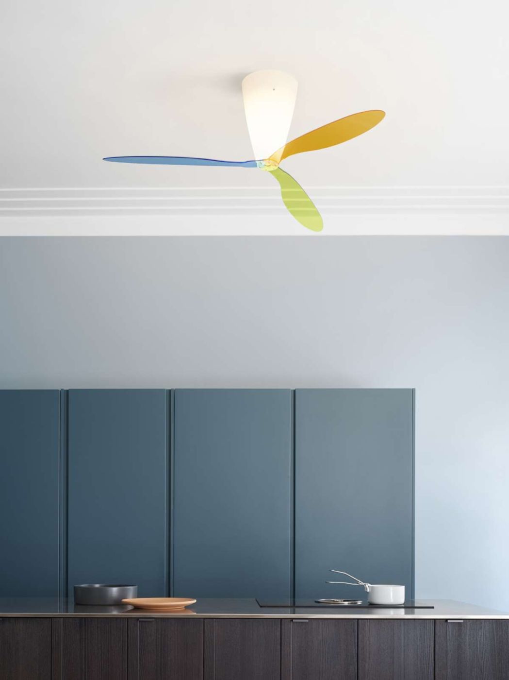 Blow ventilator plafondlamp