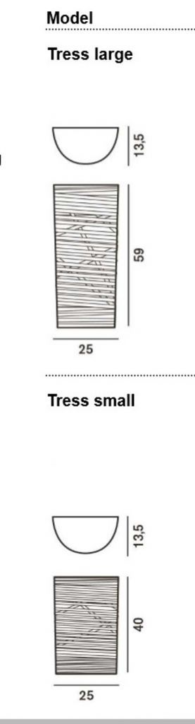 Tress wandlamp