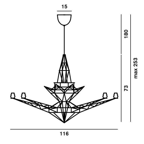 Lightweight hanglamp