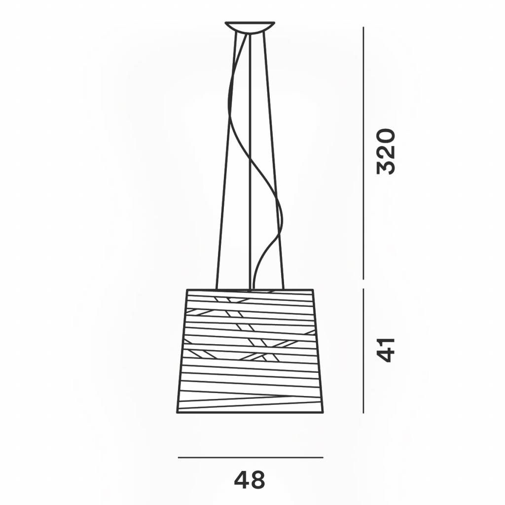Tress Grande led hanglamp