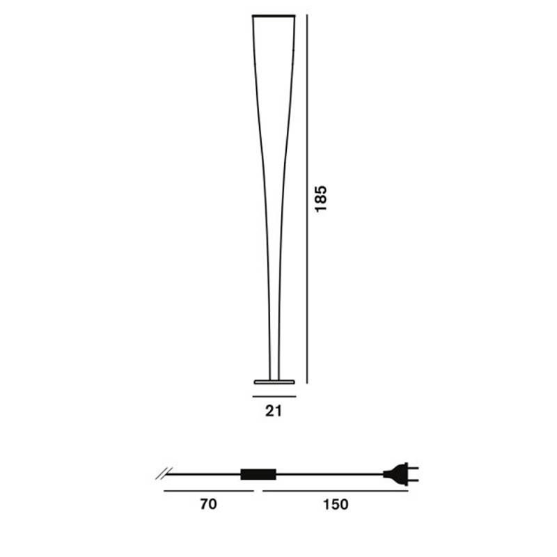 Mite Led vloerlamp