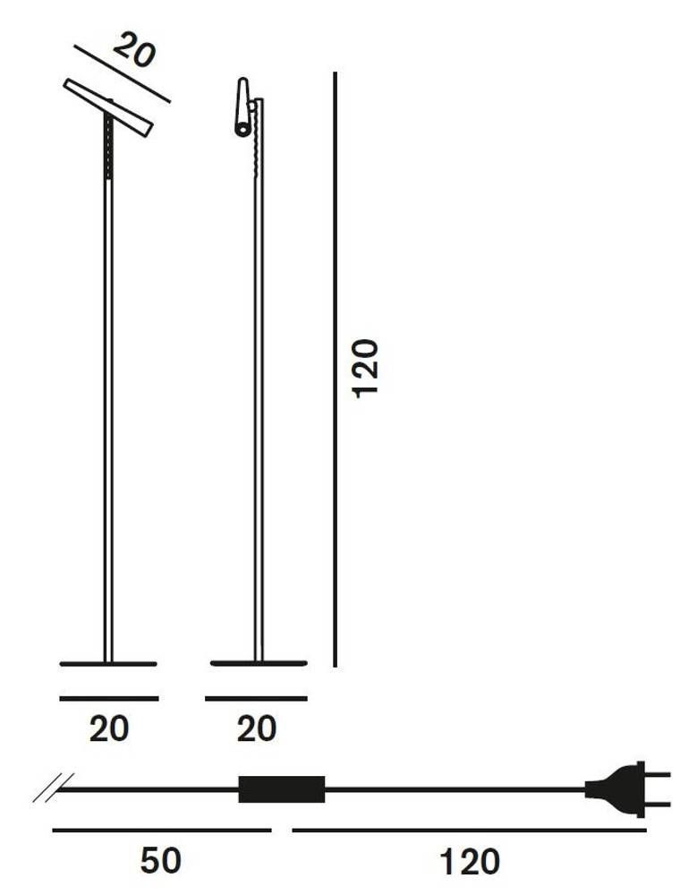 Magneto vloerlamp