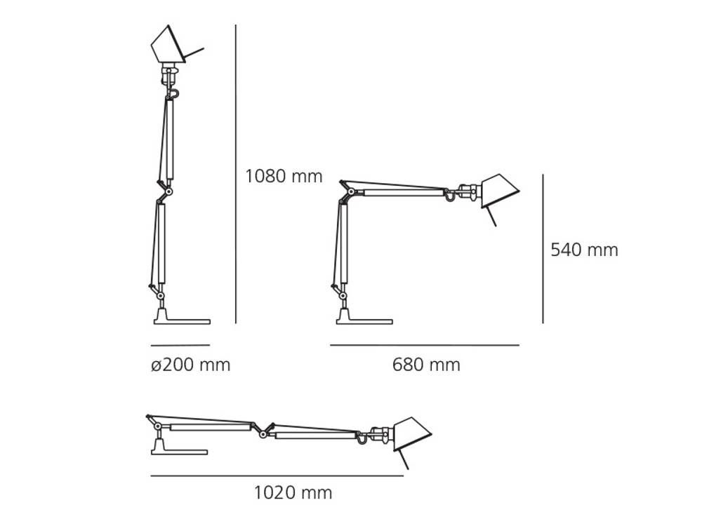 Tolomeo Mini led tafellamp