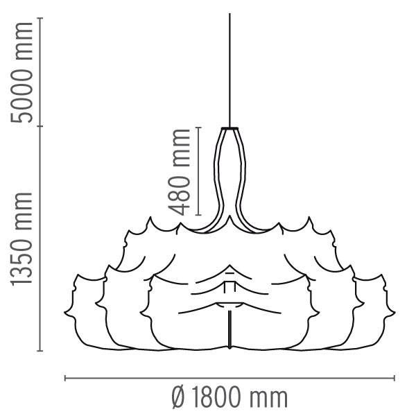 Zeppelin 2 hanglamp