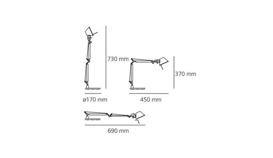 Tolomeo Micro led tafellamp