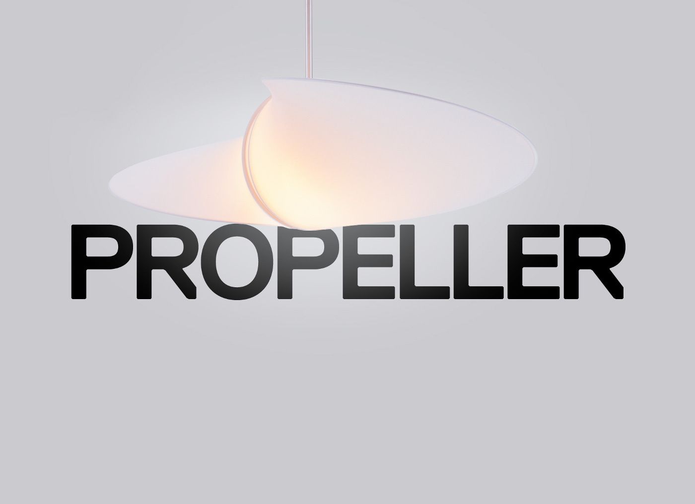 Propeller hanglamp