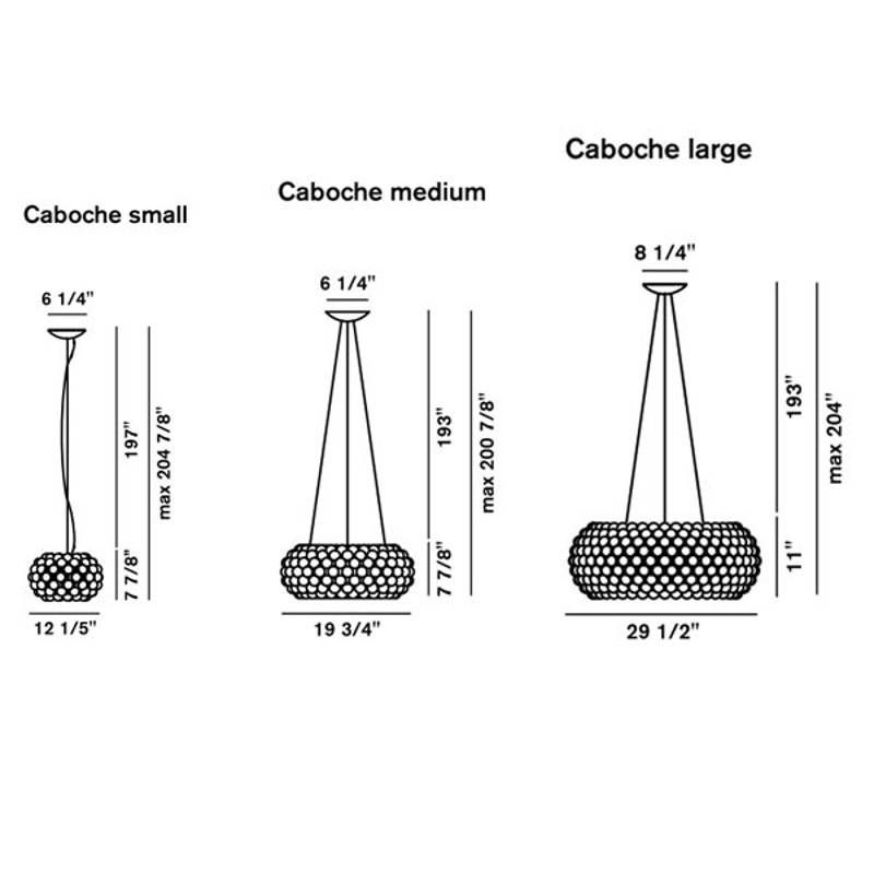 Caboche Plus Piccola hanglamp