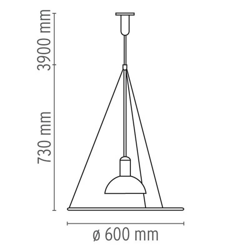 Frisbi hanglamp