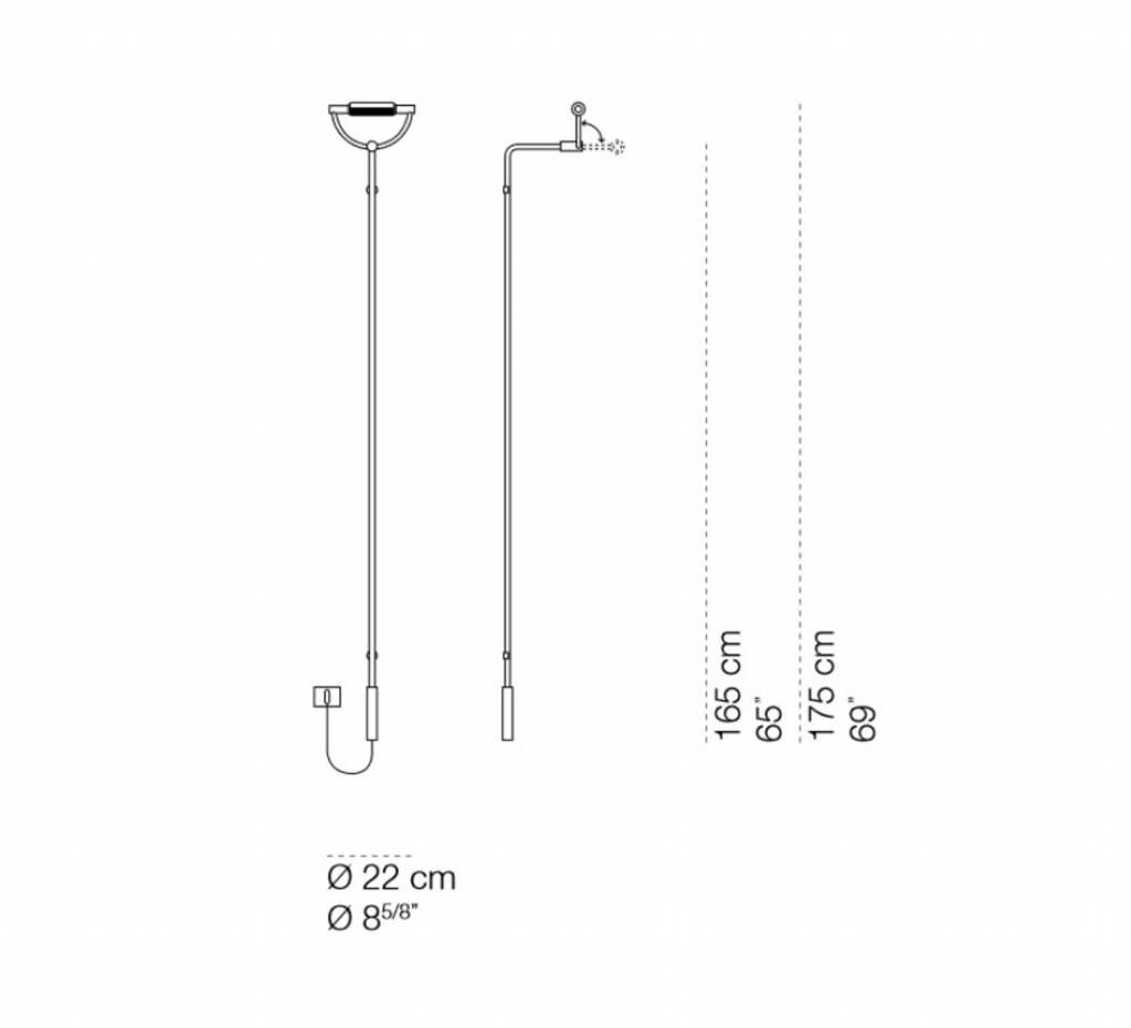 Gradi Con Stelo wandlamp
