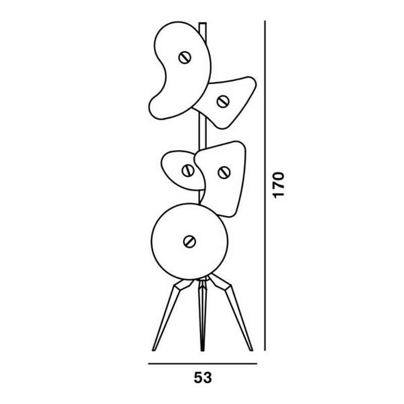 Orbital vloerlamp