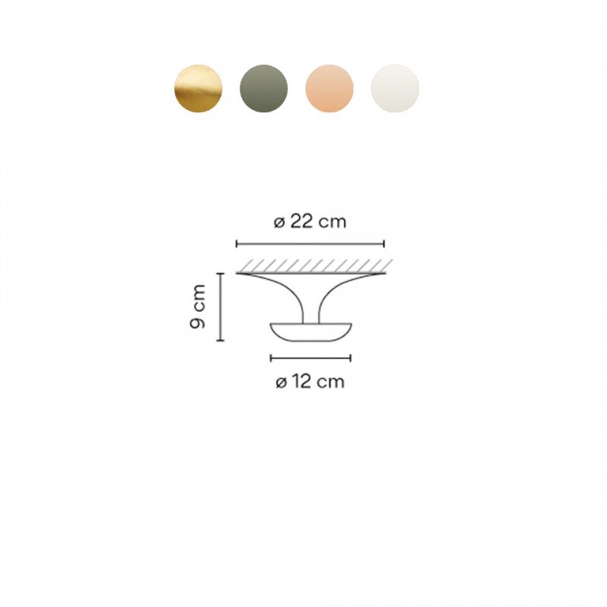 Funnel 2012 wand/plafondlamp Led
