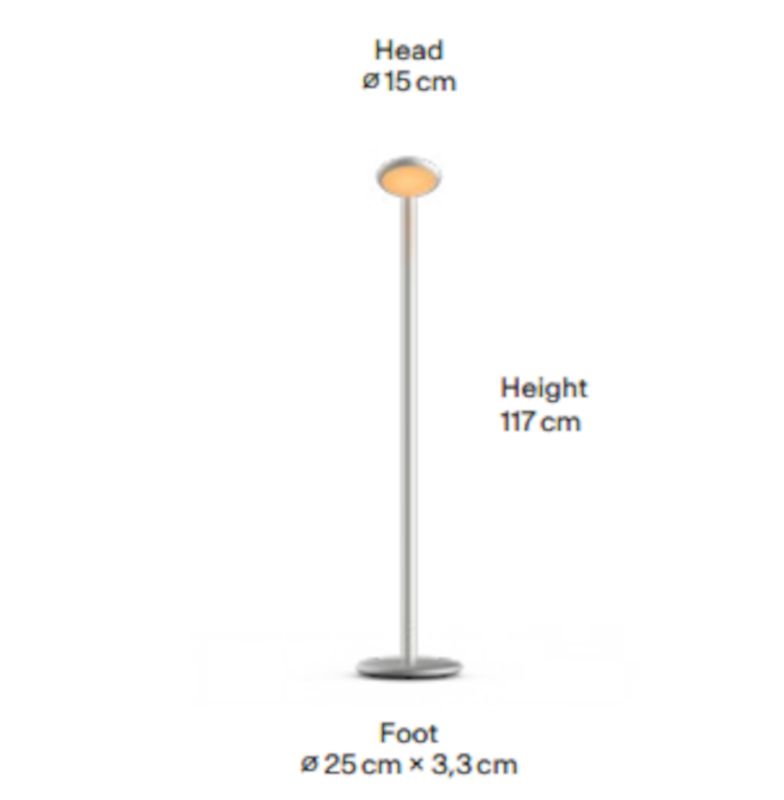 Parrot vloerlamp met snoer