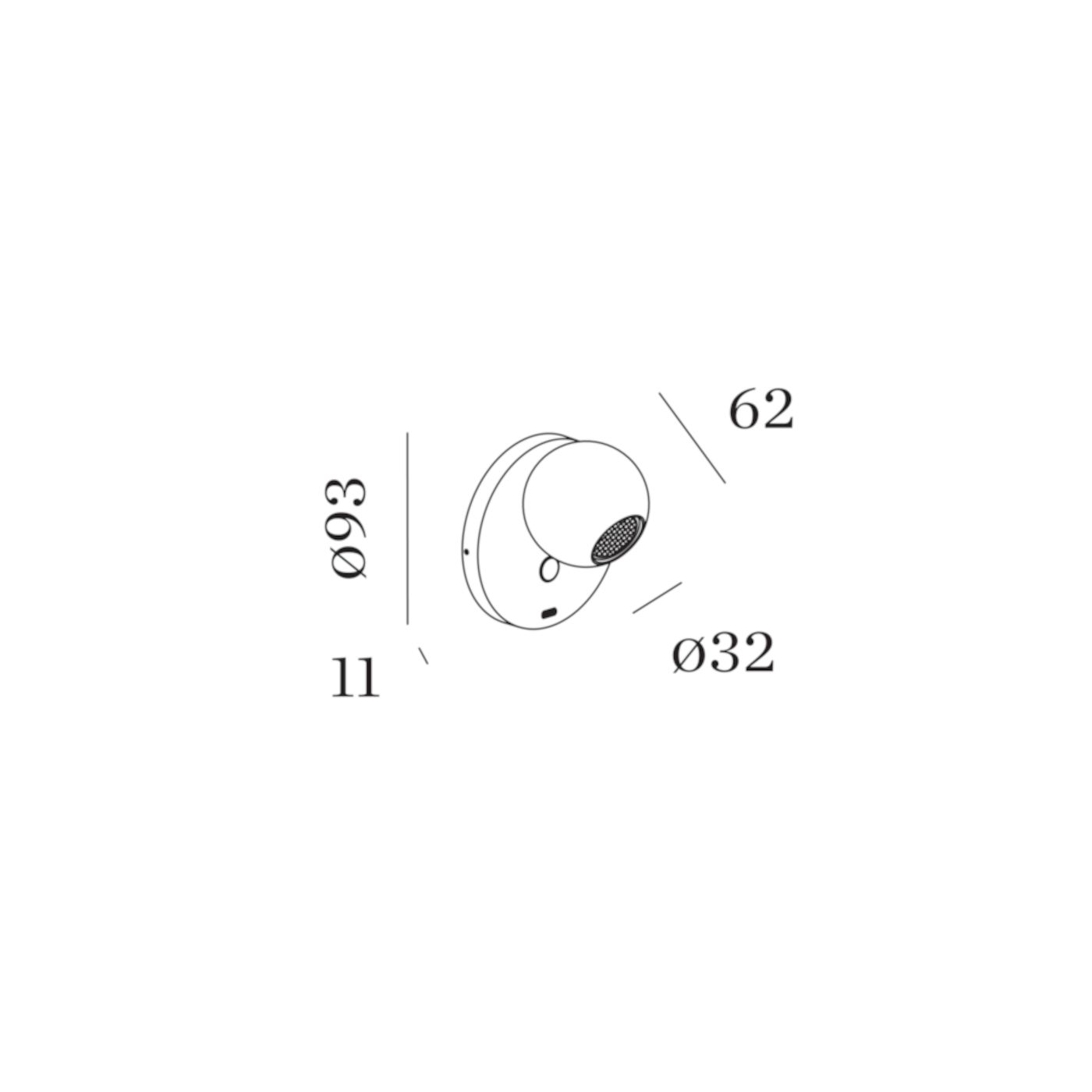 LECO snooze 1.0 wandlamp    