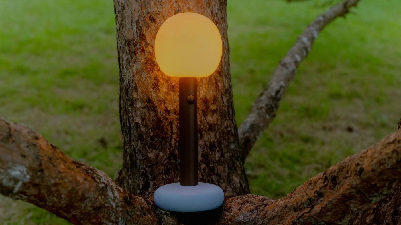 Fire tafellamp portable