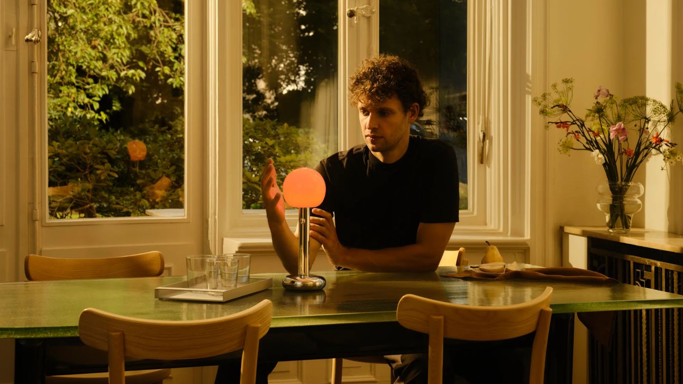 Fire tafellamp portable