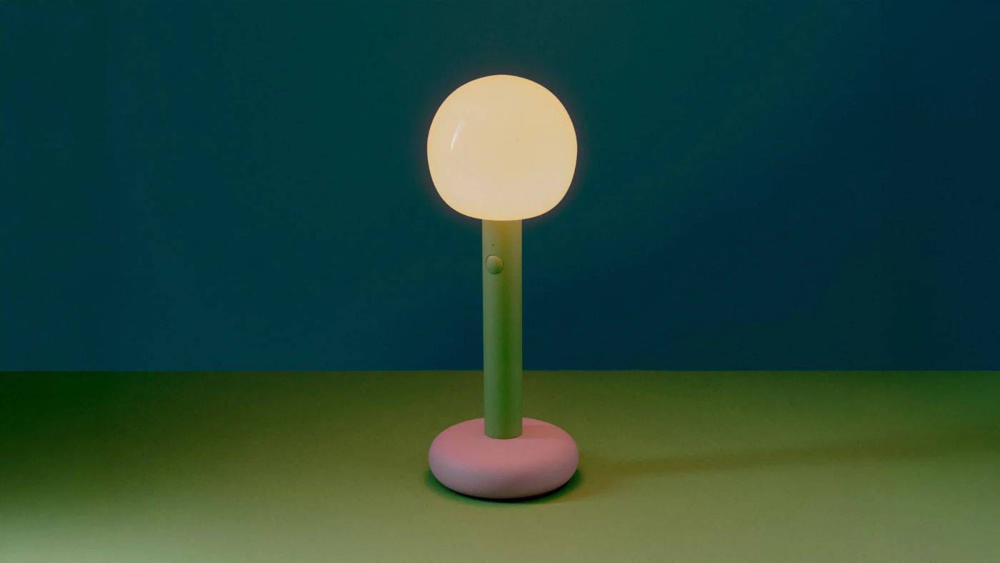 Fire tafellamp portable