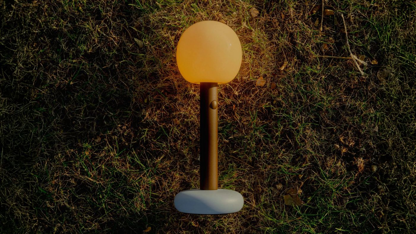 Fire tafellamp portable