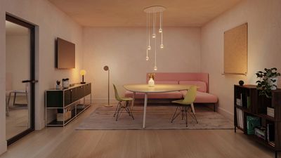 Falling Sun Chandelier 6 voudig hanglamp