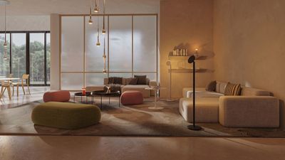 Falling Sun Chandelier 6 voudig hanglamp