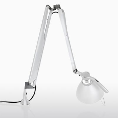 SUPER SALE!!! Luceplan Fortebraccio met vaste bureau / wand montage in de Witte uitvoering SUPER SALE!!!