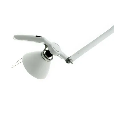 SUPER SALE!!! Luceplan Fortebraccio met vaste bureau / wand montage in de Witte uitvoering SUPER SALE!!!