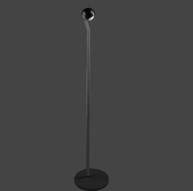 io 3d lettura vloerlamp. Black phantom 