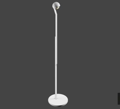 io 3d lettura vloerlamp. Hoogglans wit