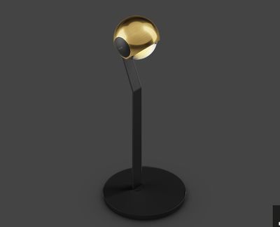 io 3d tavolo tafellamp. Brons