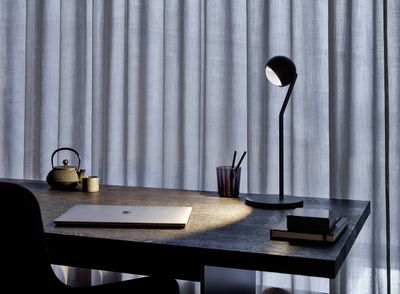 io 3d tavolo tafellamp. Brons