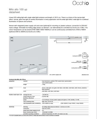 Mito Alto 100 plafondlamp    