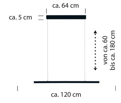 Bankamp Line hanglamp