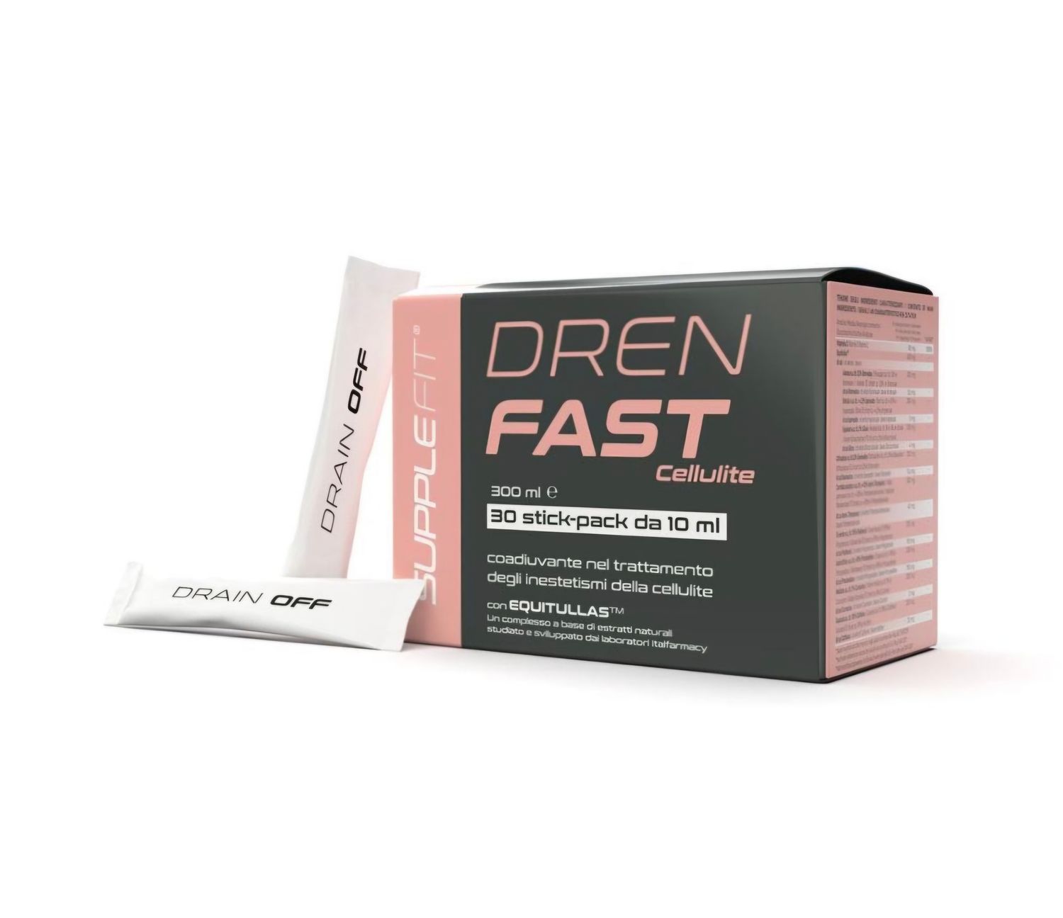 INTB029 DREN FAST –   Coadjuvant in the treatment of cellulite-related skin imperfections, with Equitullas™ - 300 ml