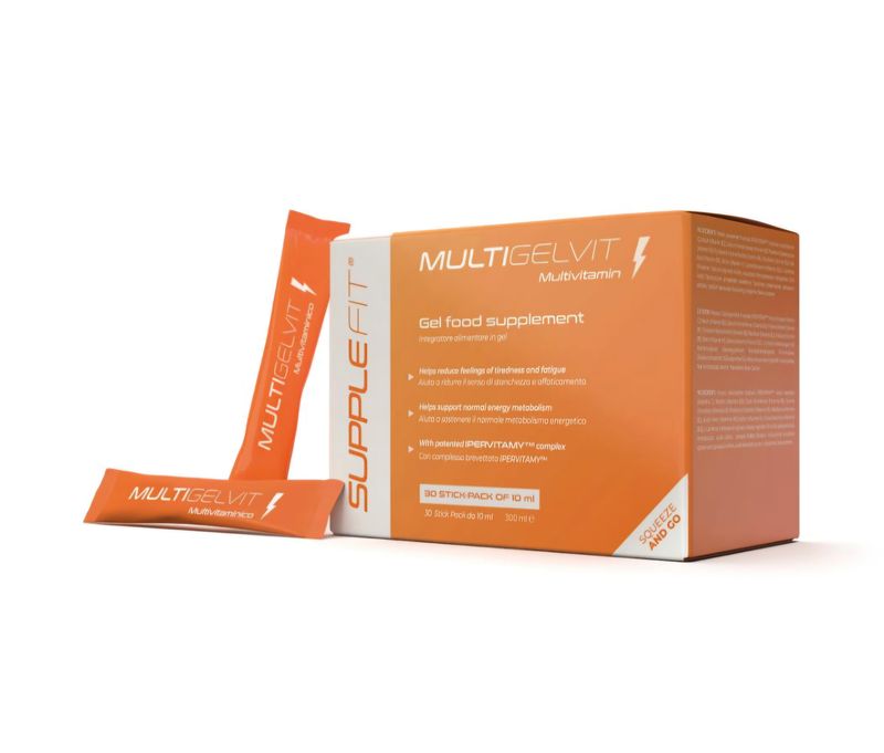 INTB026 MULTIGELVIT –  Multivitamin gel food supplement - 300 ml  With patented IPERVITAMY™ complex