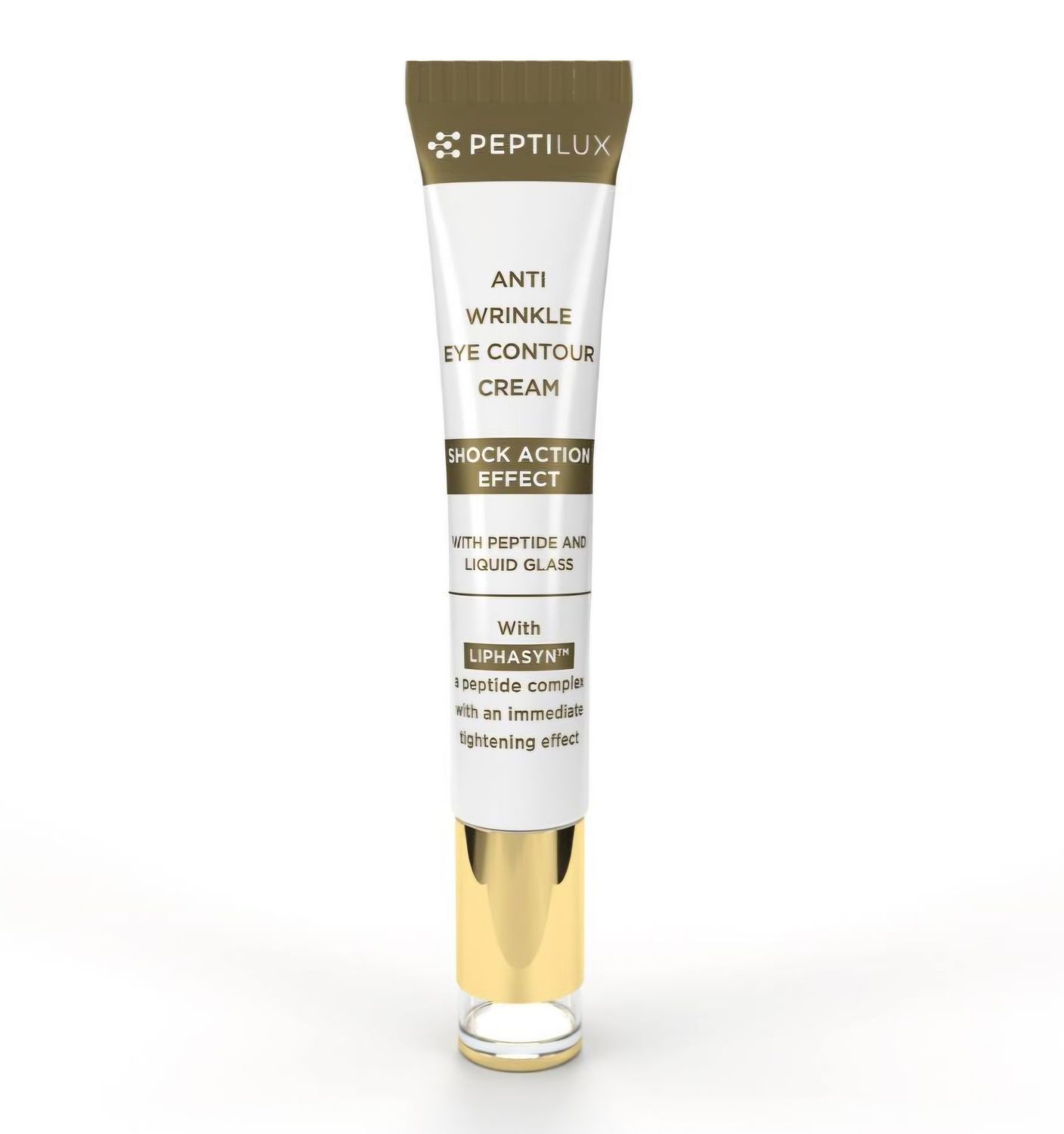 Code: LUX001  Peptilux - Anti-wrinkle &#39;shock action effect&#39; eye contour cream with LIPHASYN™ - 20 ml