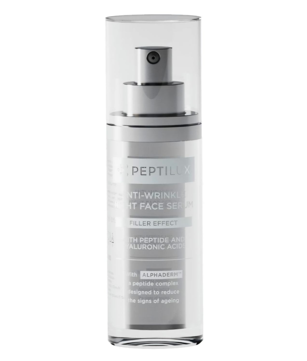 Code: LUX005 Peptilux - Anti-wrinkle &#39;filler effect&#39; night face serum with ALPHADERM™ - 30 ml