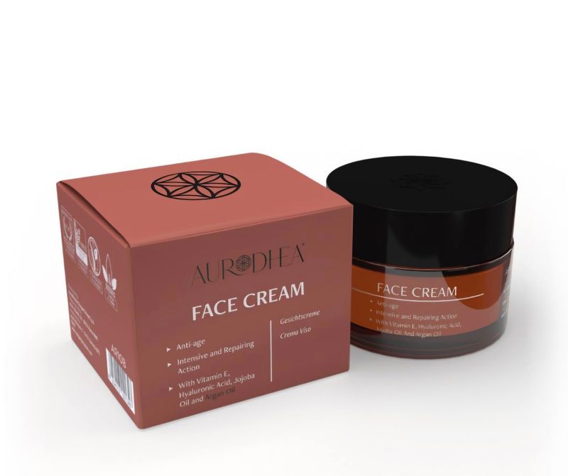 Code: AR10B Argan Oil Face Cream - 50 ml Enriched with Hyaluronic Acid, Vitamin E and Jojoba Oil