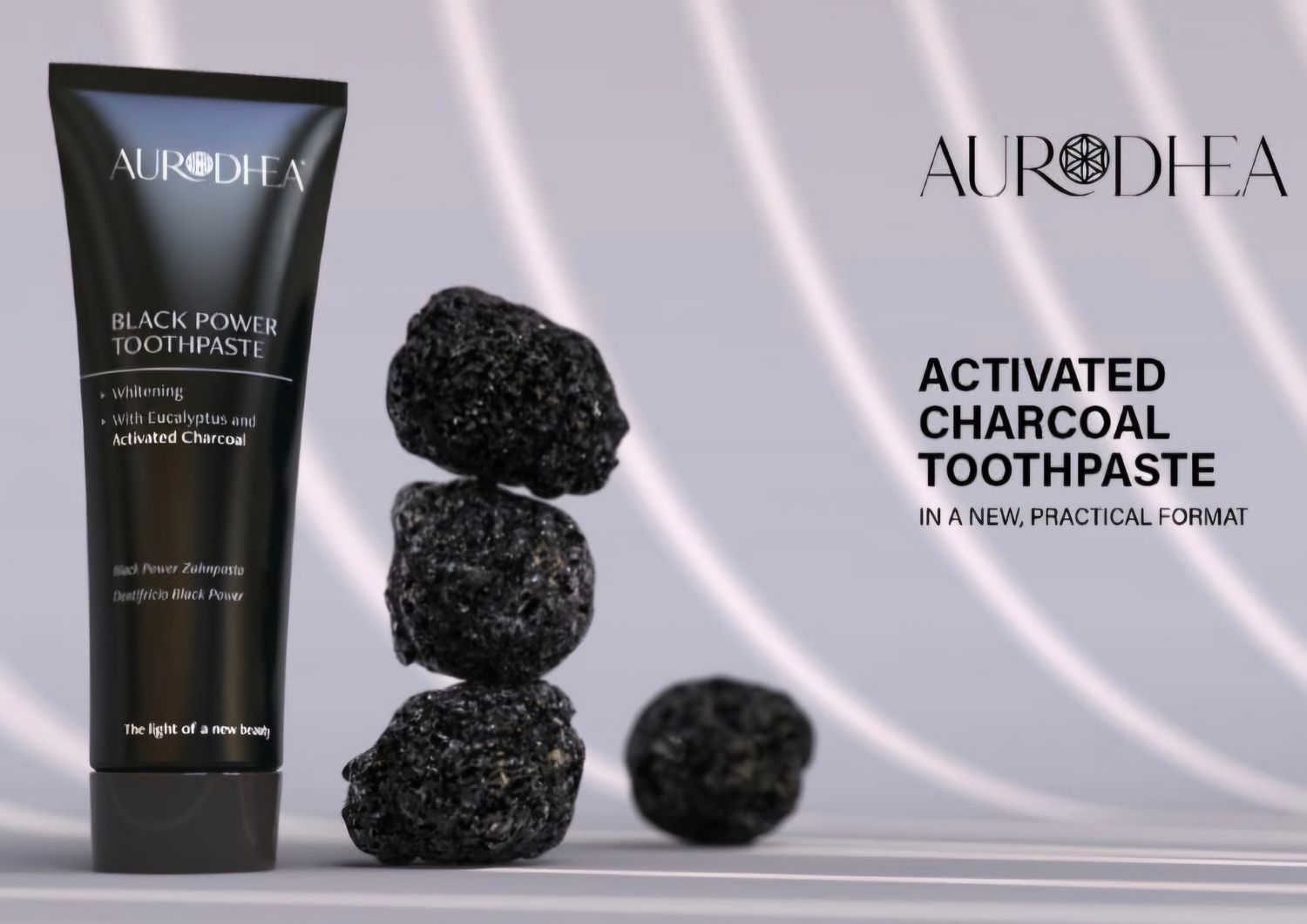 Code:BLK02B  Power Black Toothpaste with Activated Charcoal Enriched with Eucalyptus essential oil