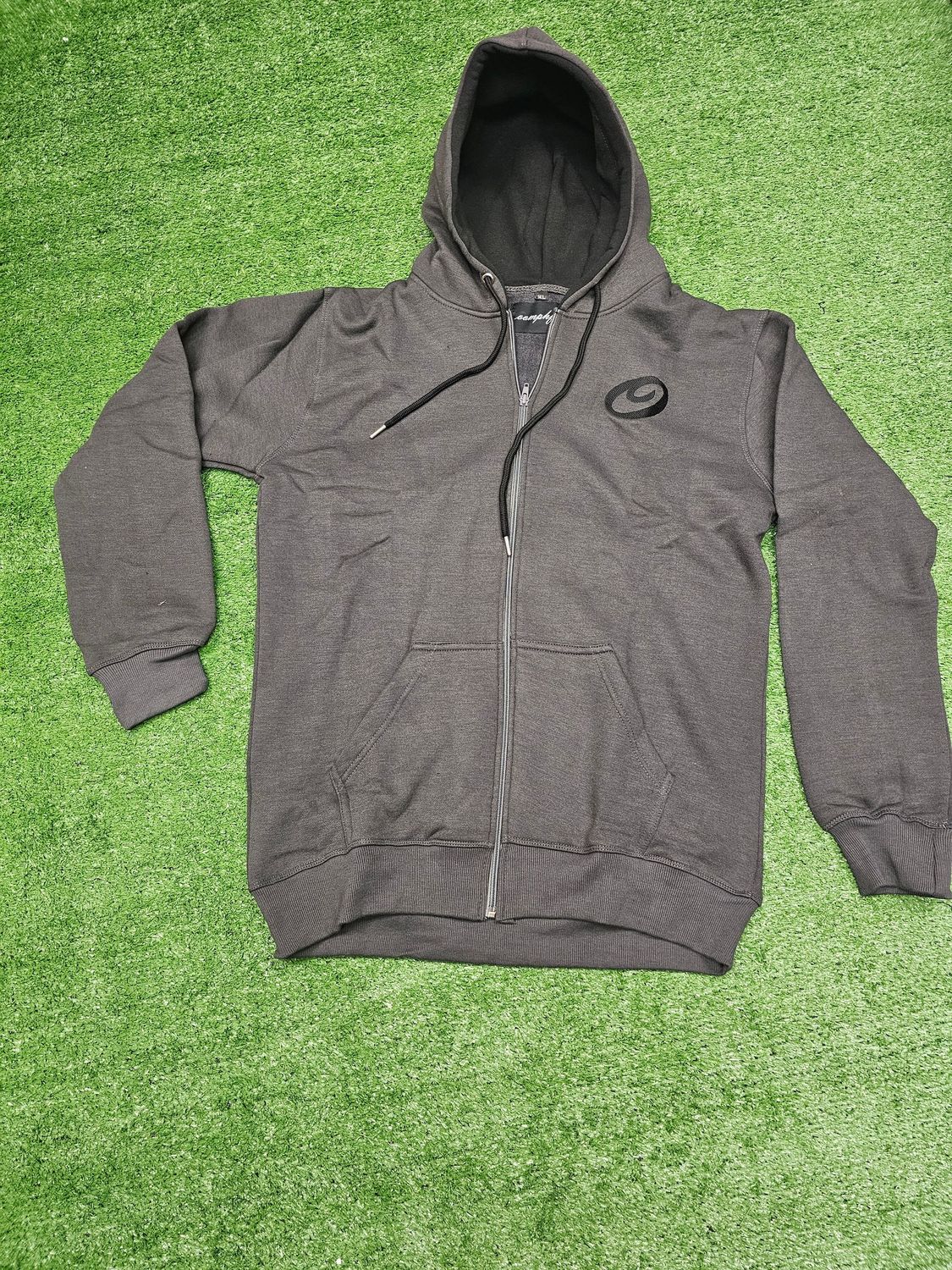 Gray Oomphff Zip-UP Hoodie