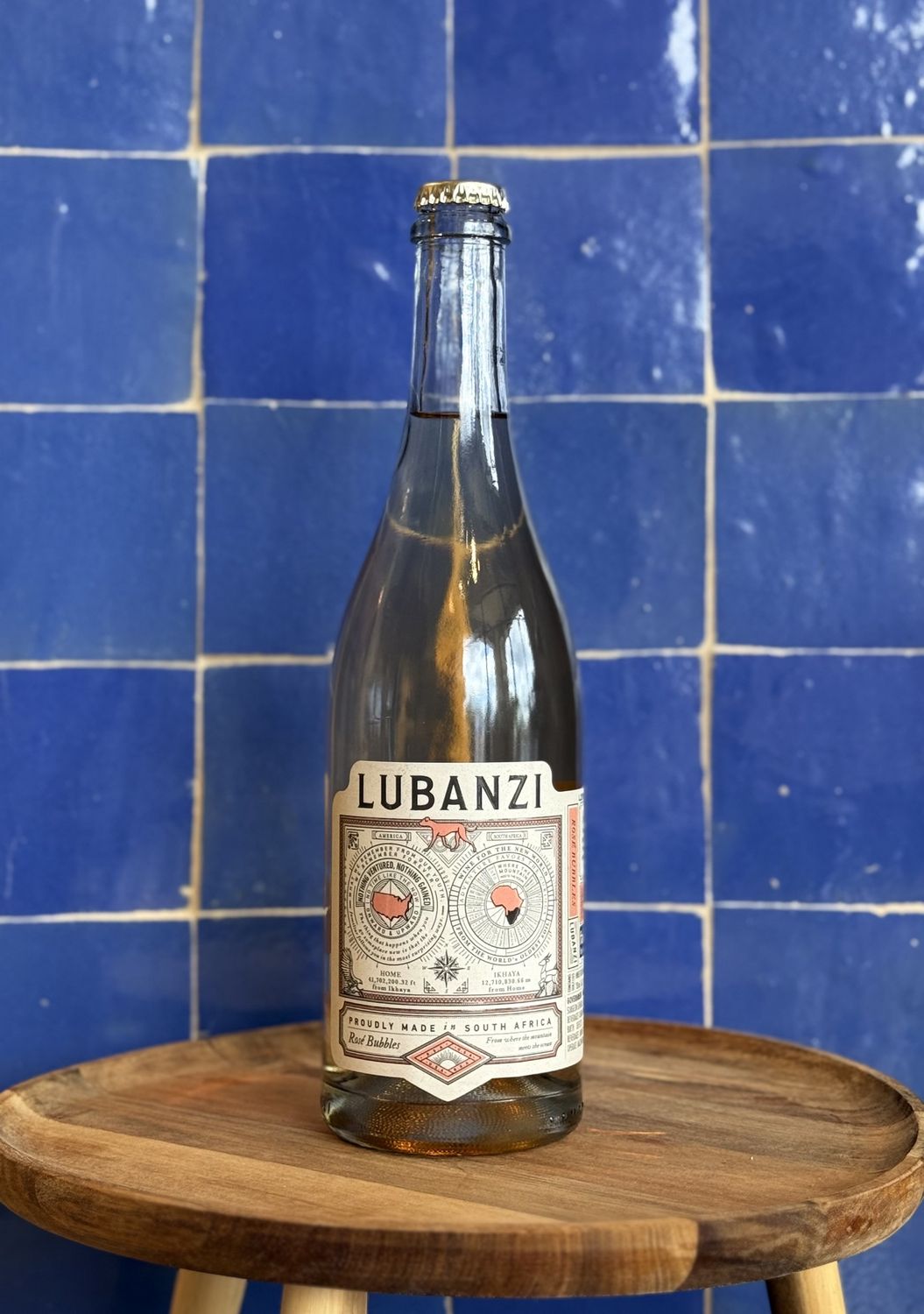Lubanzi Sparkling Rosé Bottle