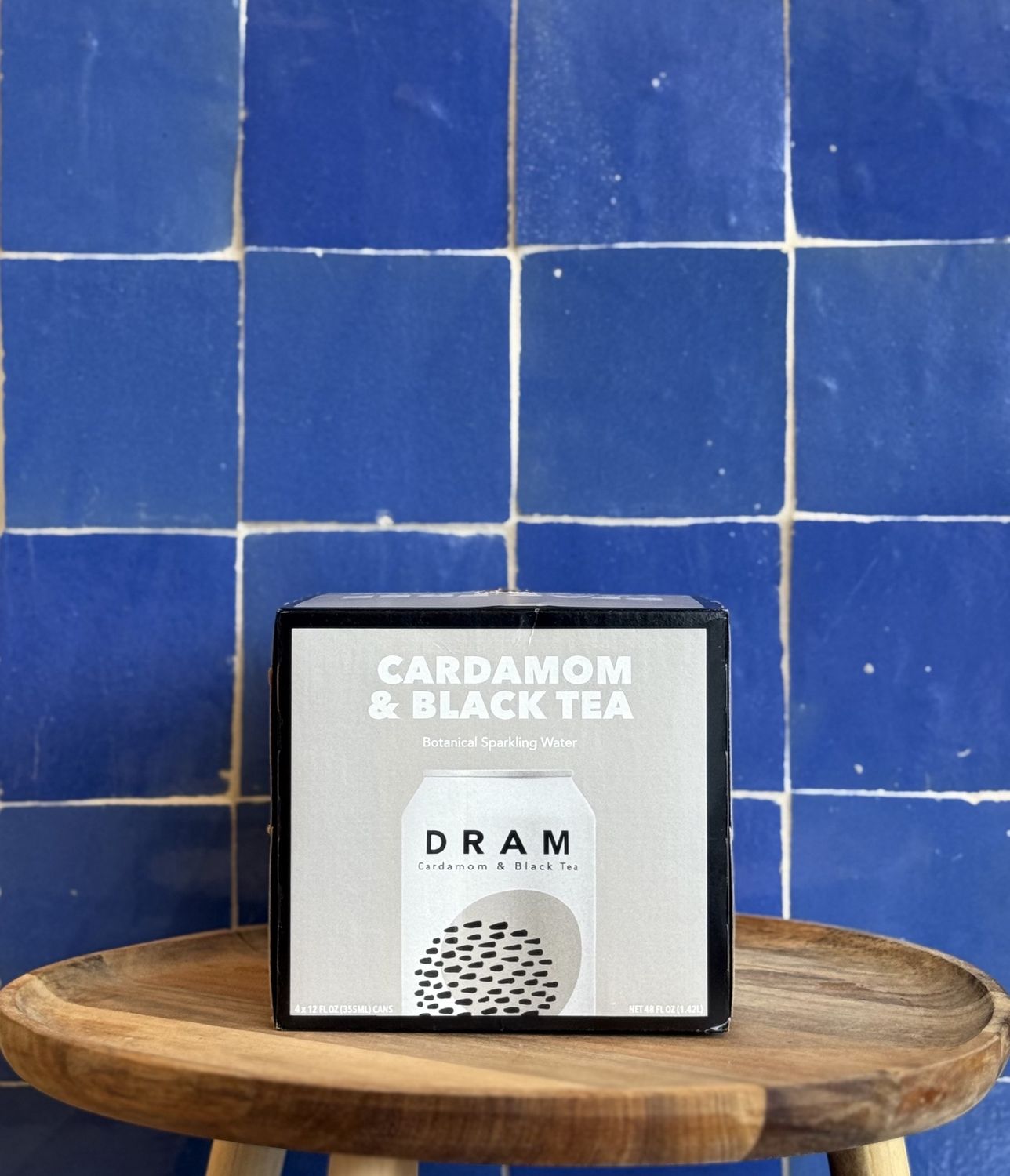 Dram 'Cardamom &amp; Black Tea' Sparkling Water 4pk NA