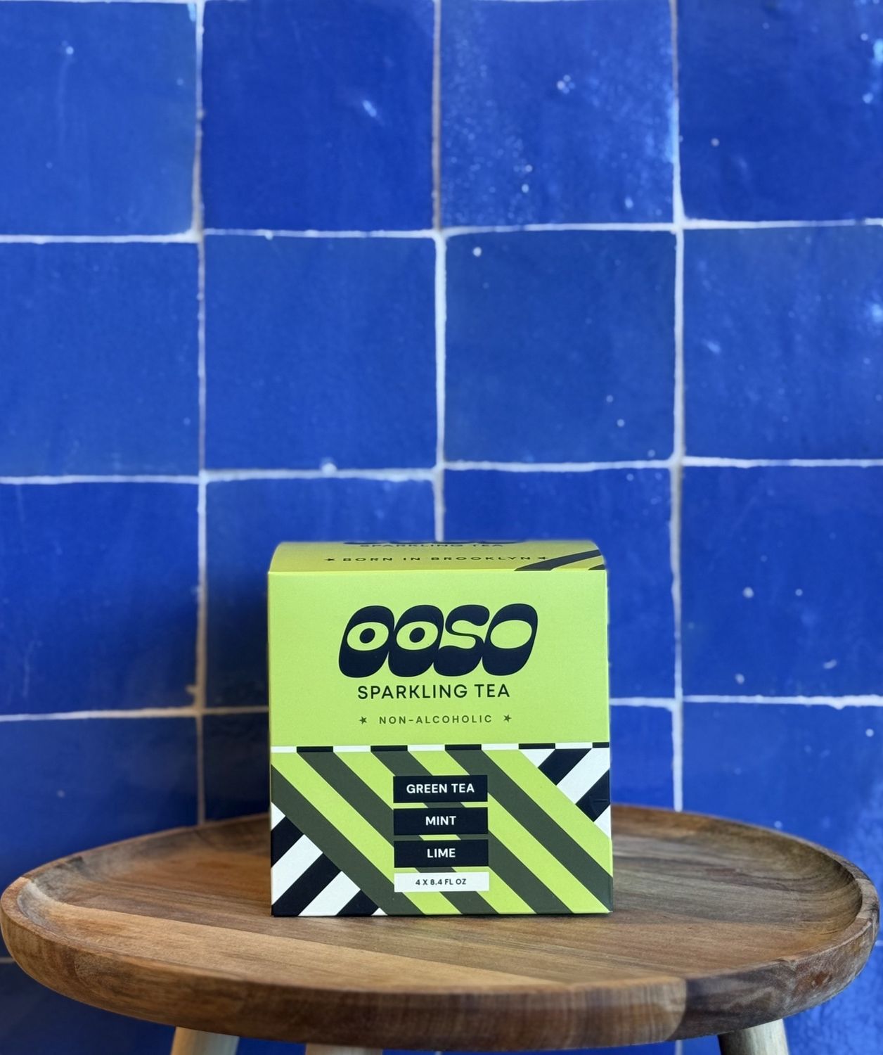 Ooso ‘Sparkling Green Tea’ 4pk NA