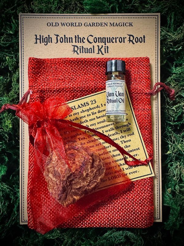 High John the Conquerer Root Ritual Kit - (Handmade, Witchcraft, Wicca)