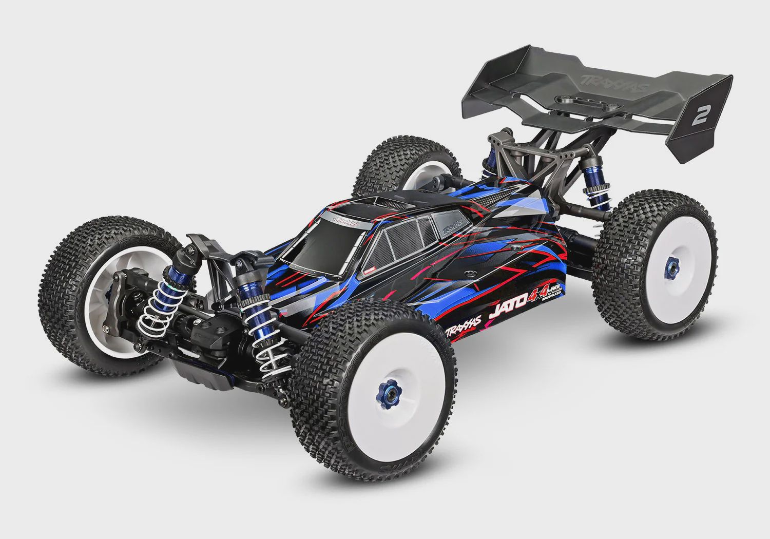 Traxxas Jato 4X4 VXL-4S 1/8 Brushless Electric Racing Buggy, Colour: Blue