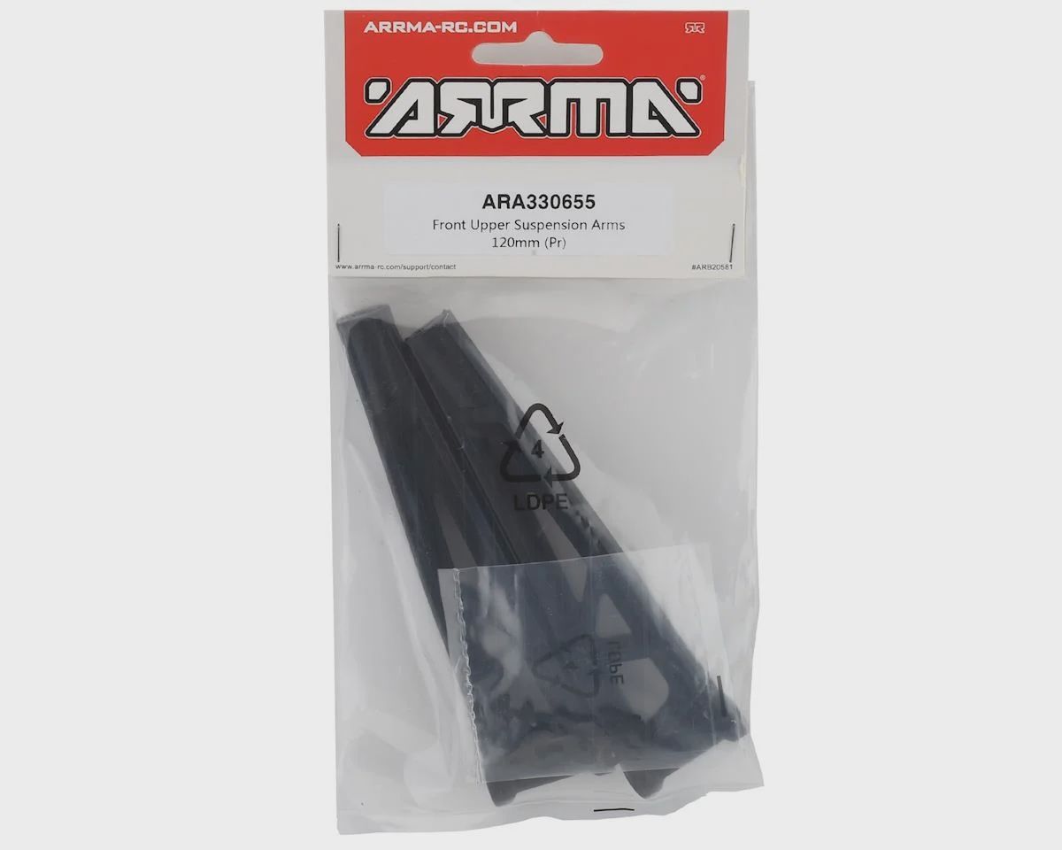 ARA330655, Arrma Kraton EXB Front Upper Suspension Arms (2)
